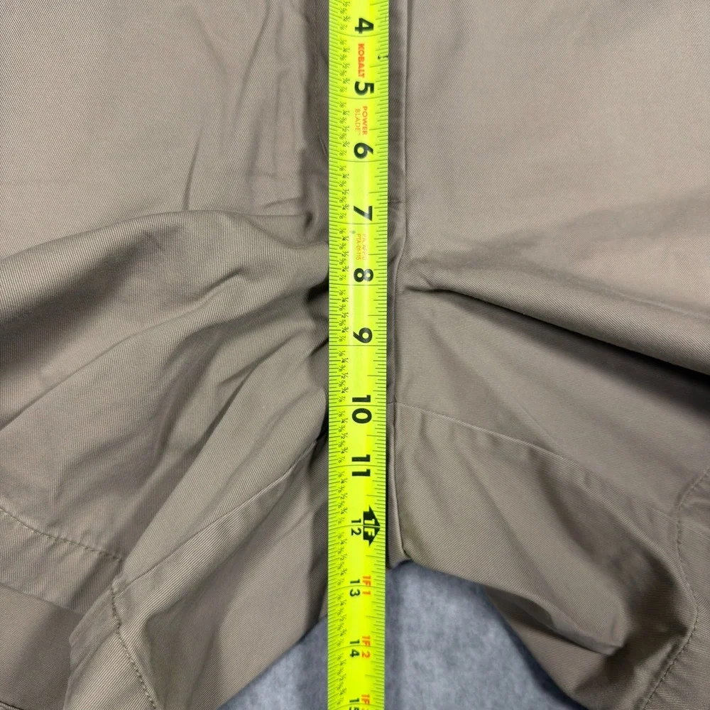 J.Crew Chino Shorts Womens 12 Khaki Tan Cotton Twill Mid Rise 5 Inch Inseam